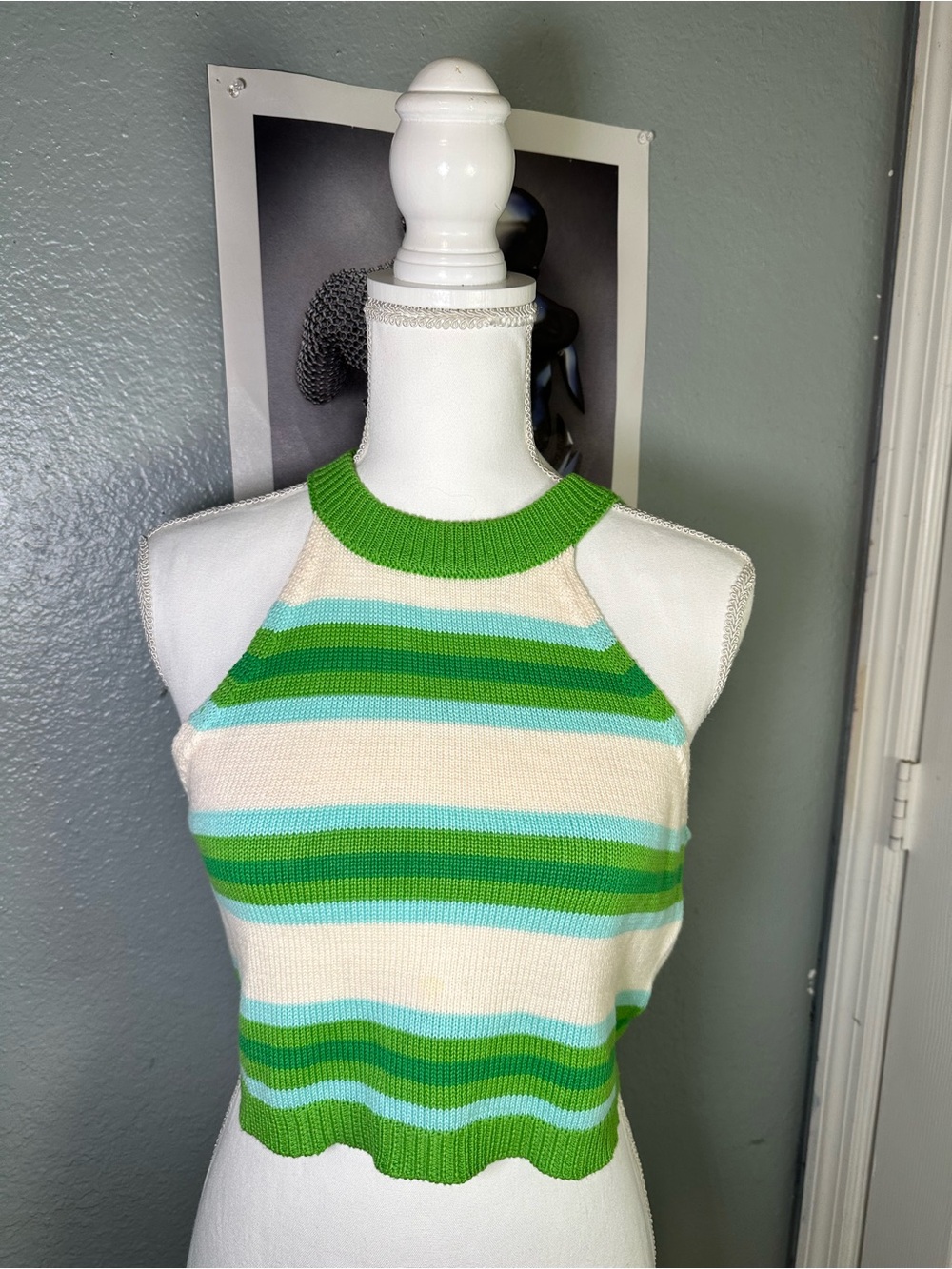 Nikka K Striped knit top- Medium